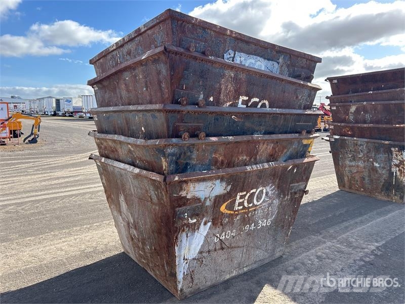 Quantity of (5) 3 m3 Skip Waste Container Other