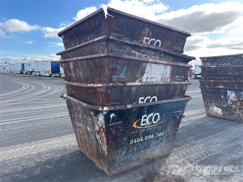 Quantity of (5) 3 m3 Skip Waste Container Other