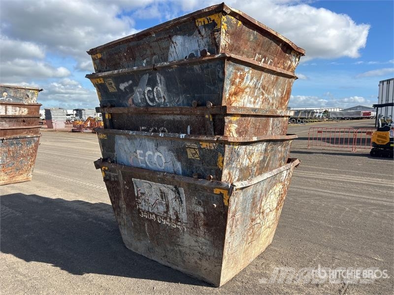 Quantity of (5) 3 m3 Skip Waste Container Other