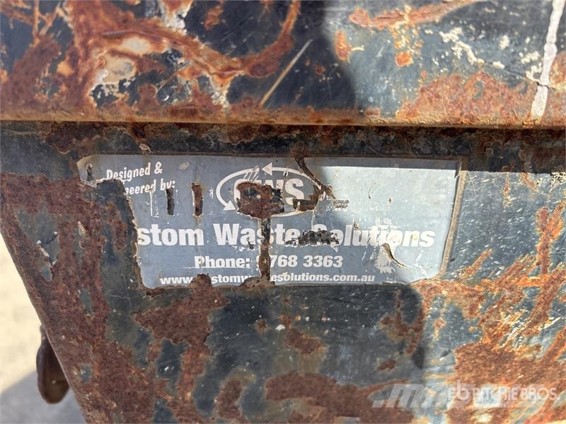 Quantity of (5) 3 m3 Skip Waste Container Other