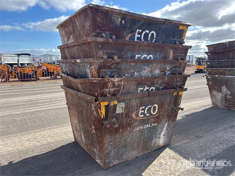 Quantity of (5) 3 m3 Skip Waste Container Other