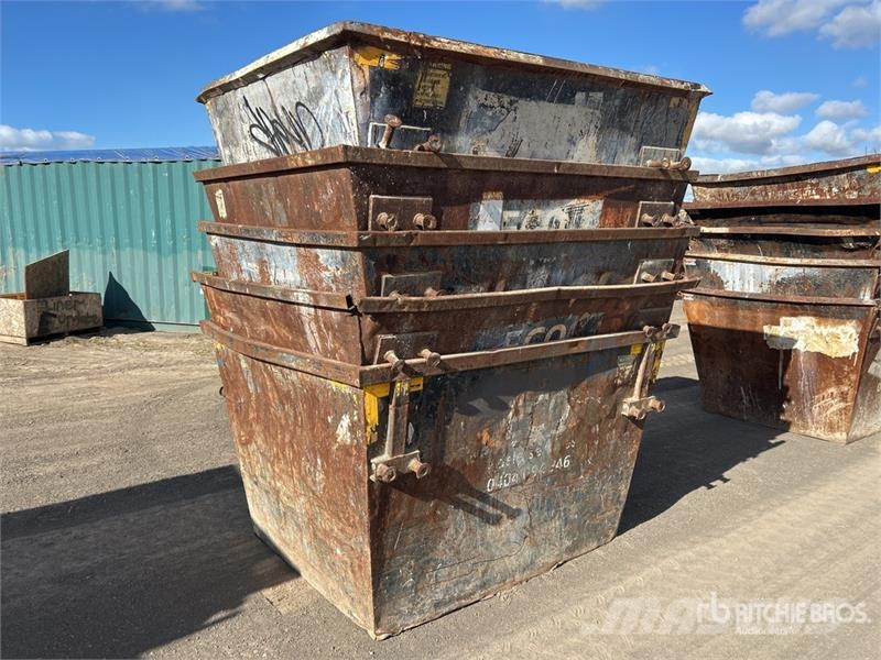 Quantity of (5) 3 m3 Skip Waste Container Other