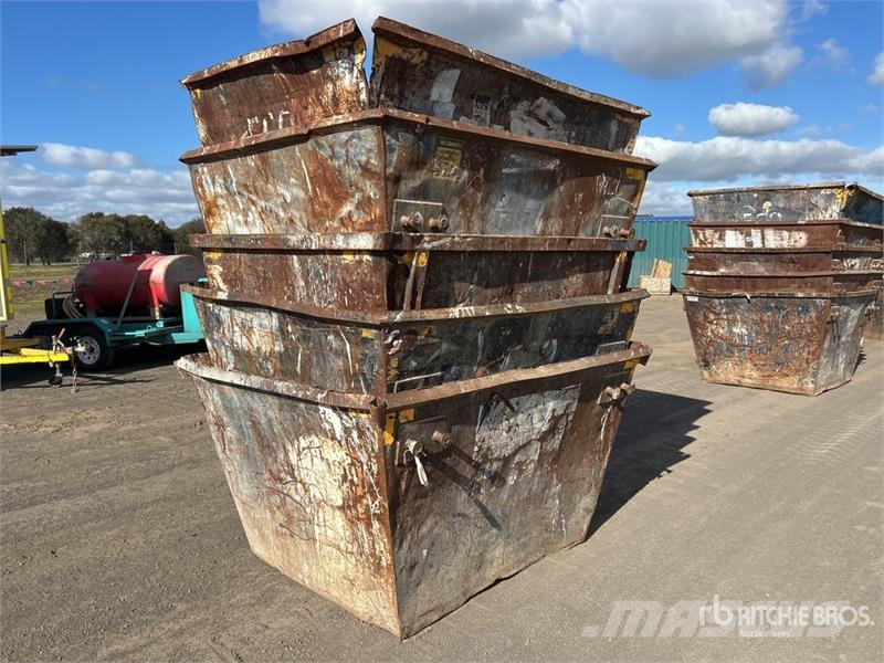 Quantity of (5) 3 m3 Skip Waste Container Other