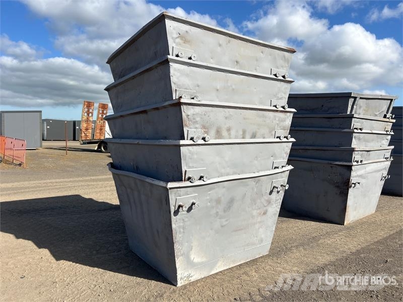 Quantity of (5) 3 m3 Skip Waste Container Other