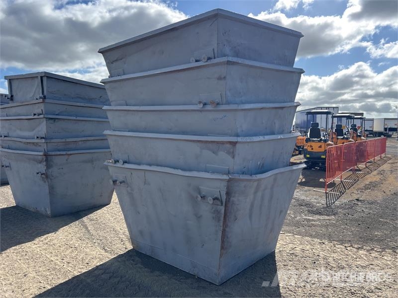 Quantity of (5) 3 m3 Skip Waste Container Other