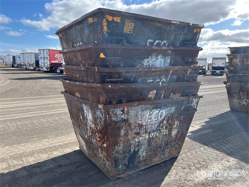 Quantity of (5) 3 m3 Skip Waste Container Other