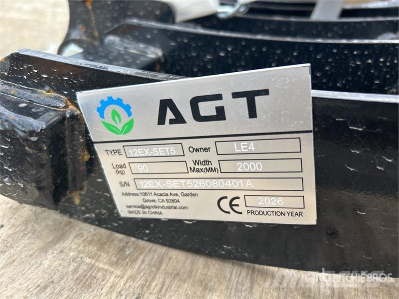 Quantity of (5) AGT 12EX-SET5 Mini Excavator Atta Andere Zubehörteile