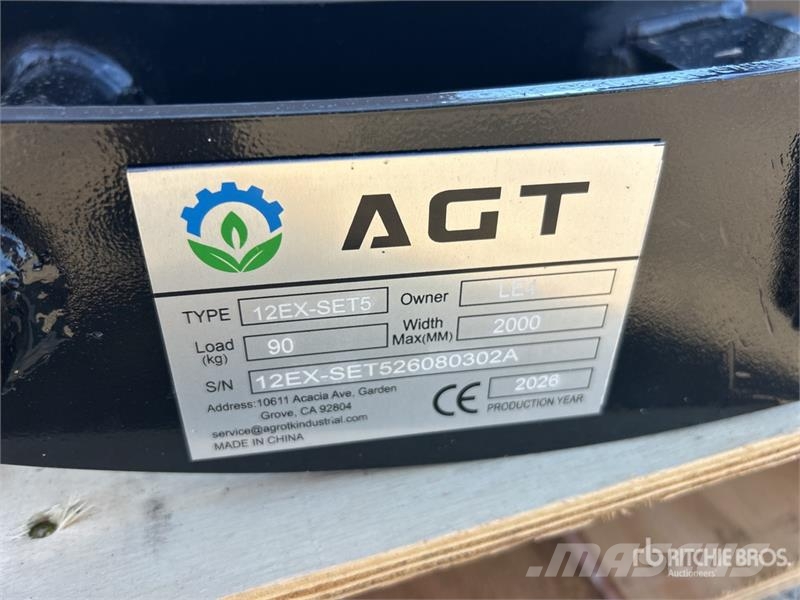 Quantity of (5) AGT 12EX-SET5 Mini Excavator Atta Other components