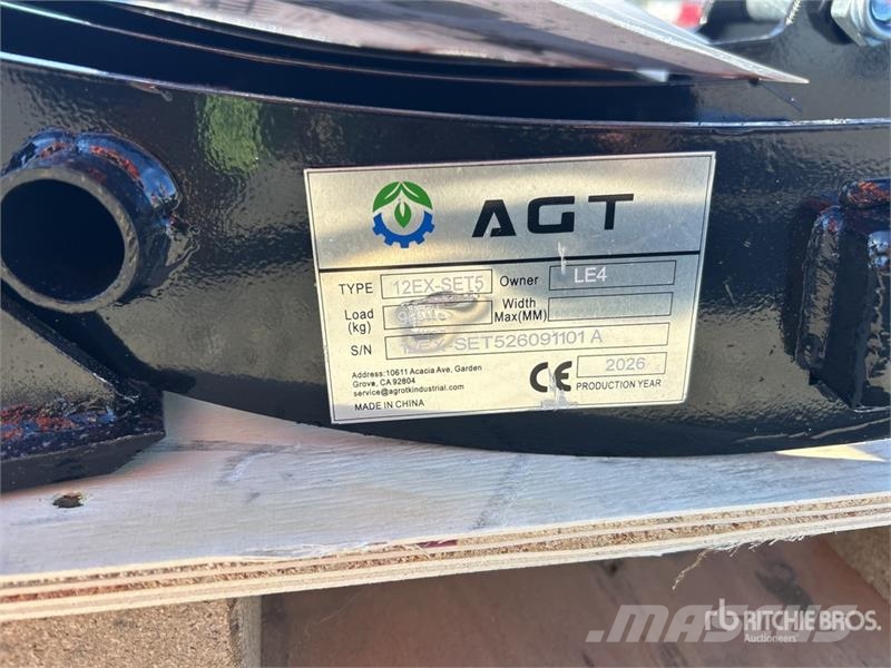 Quantity of (5) AGT 12EX-SET5 Mini Excavator Atta Other components