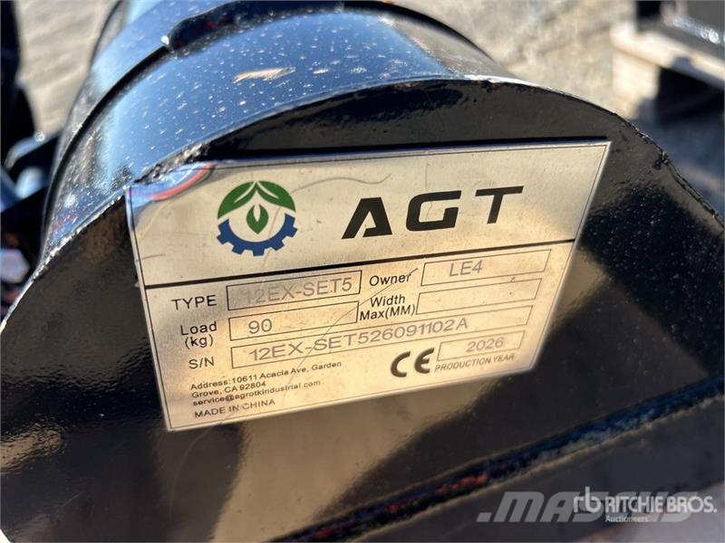 Quantity of (5) AGT 12EX-SET5 Mini Excavator Atta Ostatní komponenty