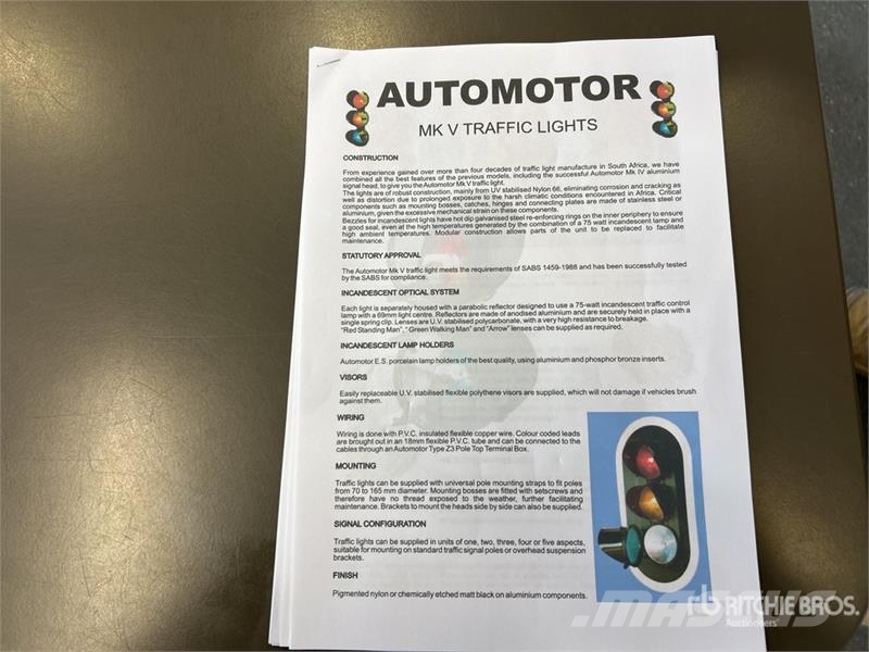 Quantity of (5) Pallets of AUTOMOTOR MK V Manageme Other components
