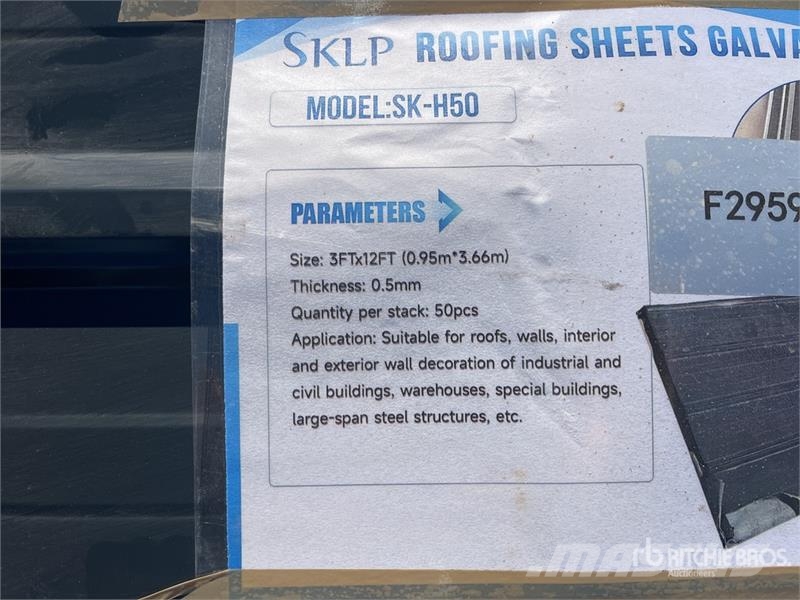 Quantity of (50) SKLP SKH50 Galvalume Steel Sheet Winches, hoists and material lifts