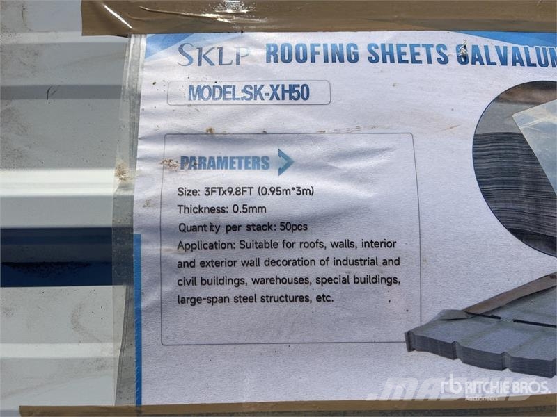 Quantity of (50) SKLP SK-XH50 Galvalume Steel She Winches, hoists and material lifts