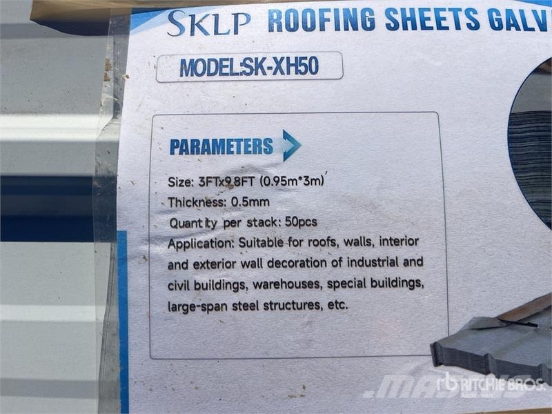 Quantity of (50) SKLP SK-XH50 Galvalume Steel She Winches, hoists and material lifts