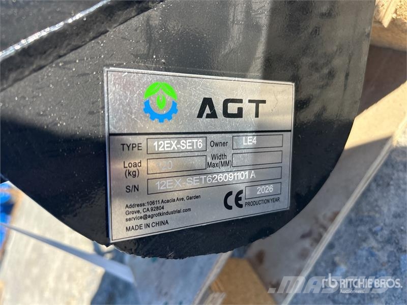 Quantity of (6) AGT 12EX-SET6 Mini Excavator Atta Other components