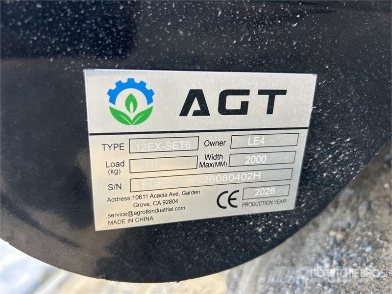 Quantity of (6) AGT 12EX-SET6 Mini Excavator Atta Andere Zubehörteile