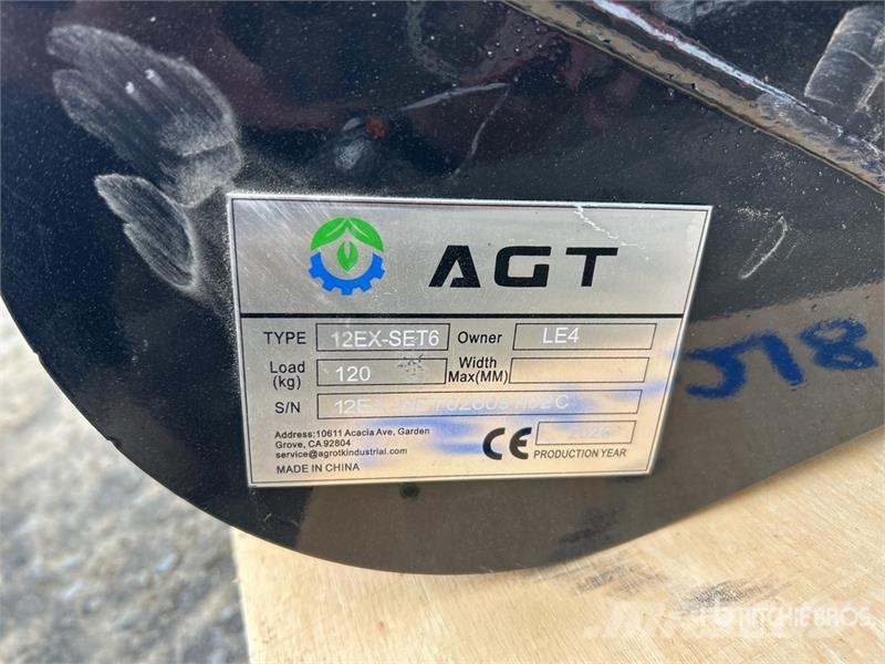 Quantity of (6) AGT 12EX-SET6 Mini Excavator Atta Other components