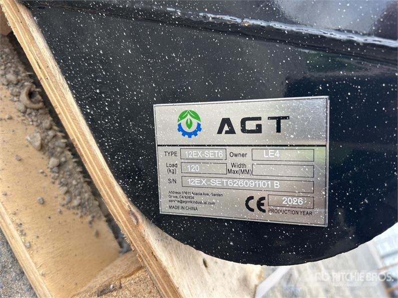 Quantity of (6) AGT 12EX-SET6 Mini Excavator Atta Other components