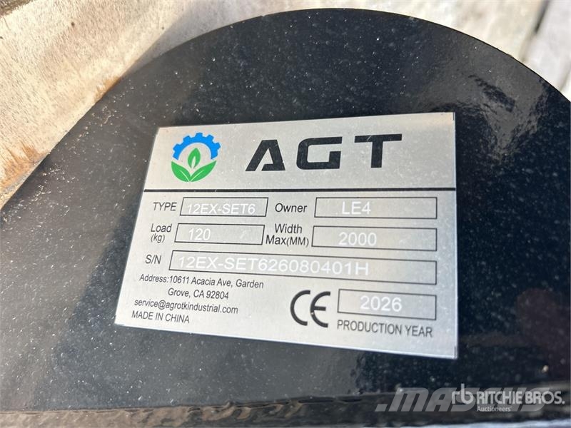 Quantity of (6) AGT 12EX-SET6 Mini Excavator Atta Andere Zubehörteile