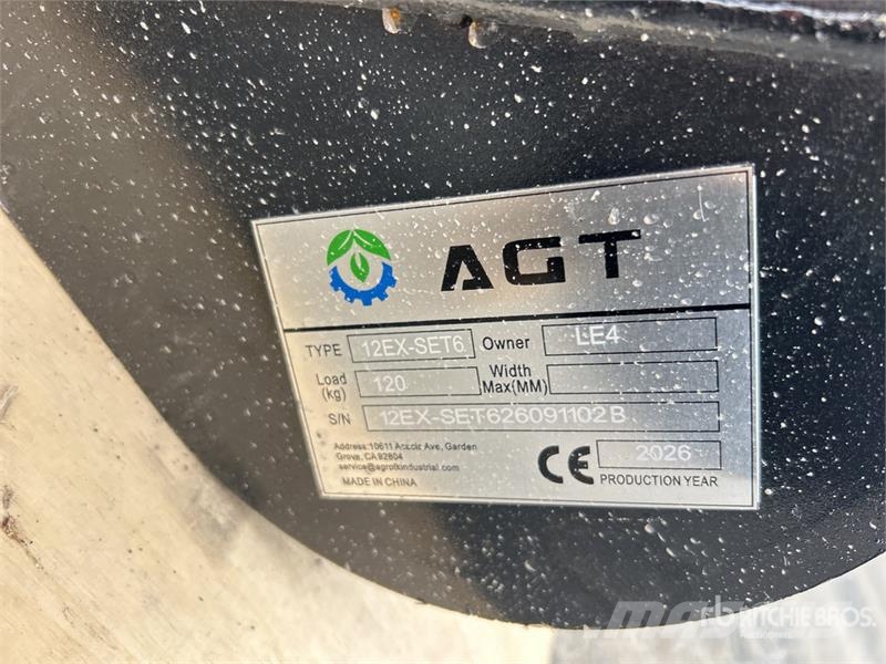  Quantity of (6)  AGT 12EX-SET6 Mini Excavator Atta Ostatní komponenty