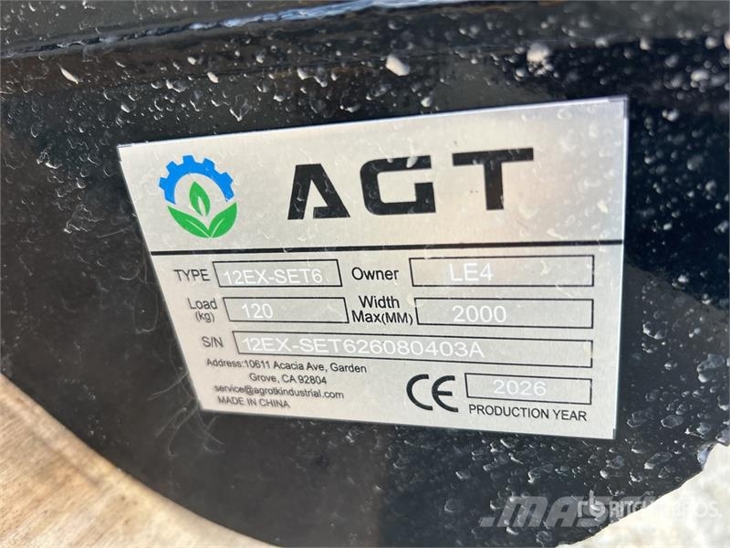 Quantity of (6) AGT 12EX-SET6 Mini Excavator Atta Andere Zubehörteile