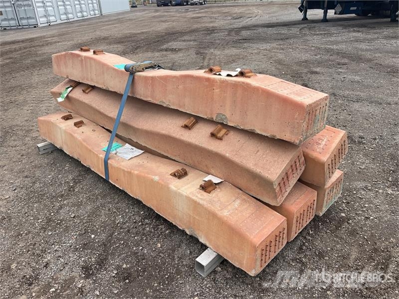 Quantity of (6) Concrete Railway Sleepers Other farming trailers