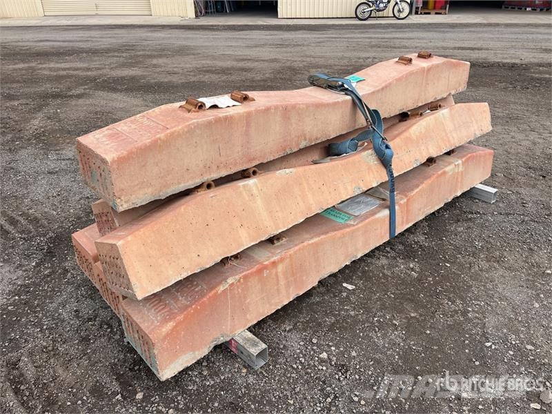 Quantity of (6) Concrete Railway Sleepers Other farming trailers