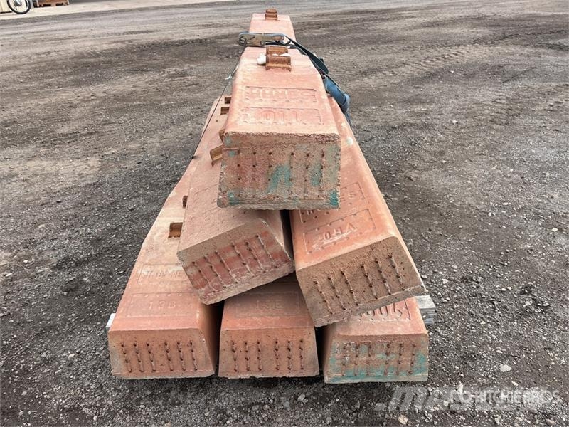 Quantity of (6) Concrete Railway Sleepers Other farming trailers