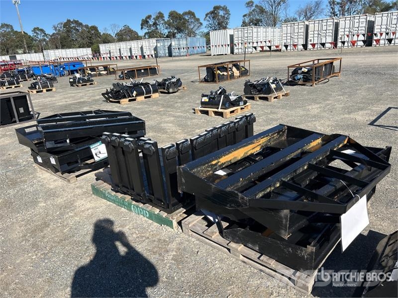  Quantity of (8)  Mower King SAII100 48 in Skid Ste Vidlica
