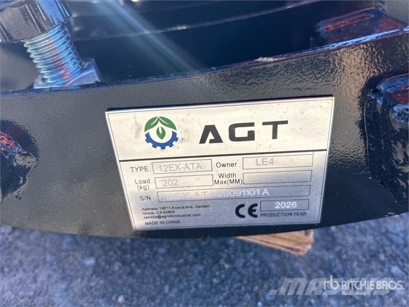  Quantity of (9)  AGT 12EX-ATA Mini Excavator Attac Ostatní komponenty