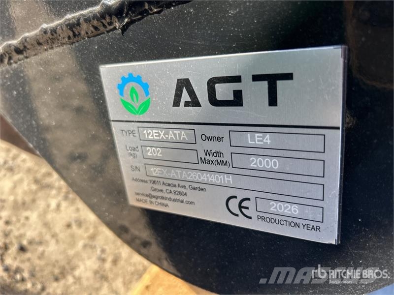 Quantity of (9) AGT 12EX-ATA Mini Excavator Attac Other components