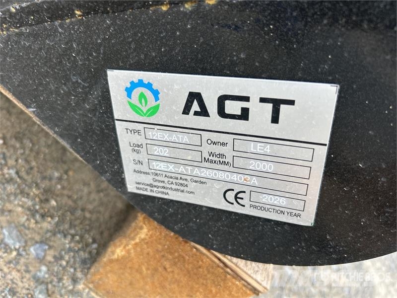 Quantity of (9) AGT 12EX-ATA Mini Excavator Attac Andere Zubehörteile