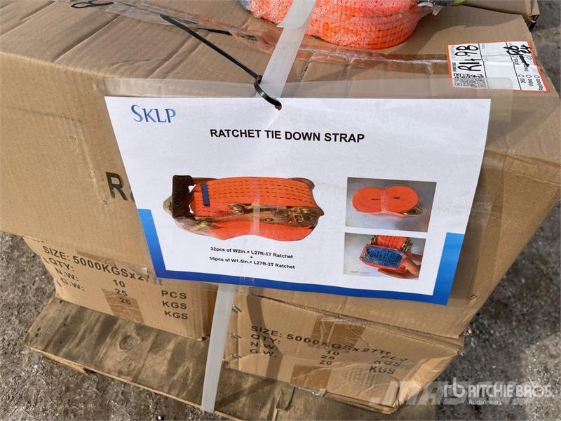Quantity of SKLP SK003 Ratchet Straps (Unused) Other components