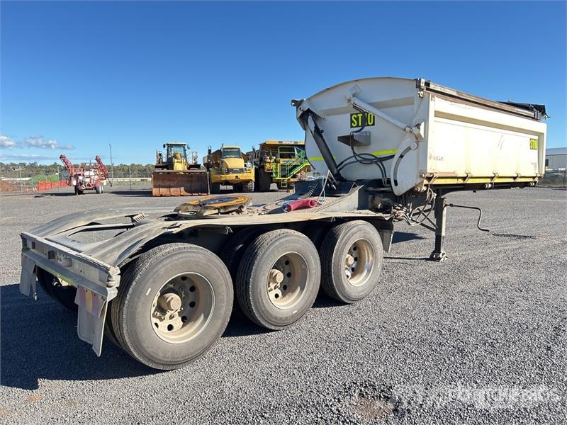 Roadwest 5 m Tri/A B-Double Lead Side Dump Trailer Bañera
