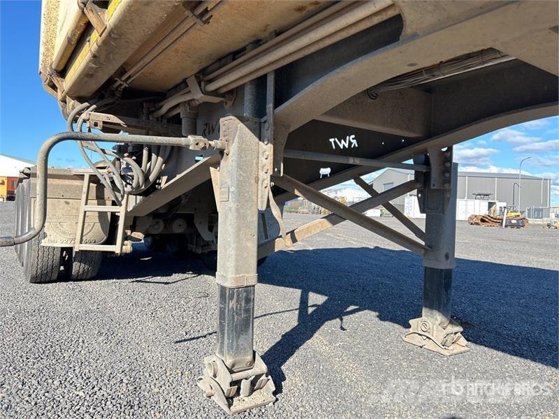 Roadwest 5 m Tri/A B-Double Lead Side Dump Trailer Bañera