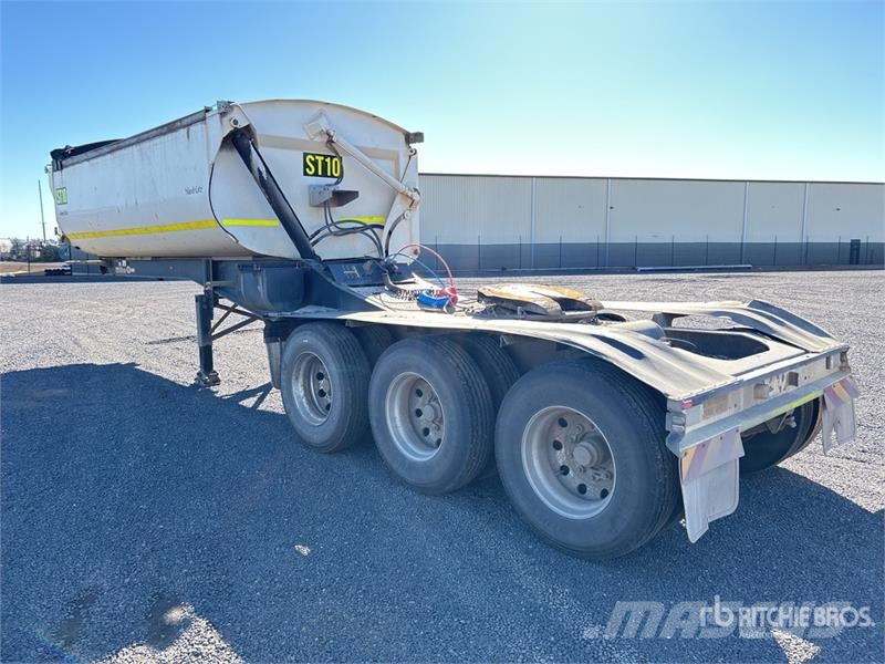 Roadwest 5 m Tri/A B-Double Lead Side Dump Trailer Bañera
