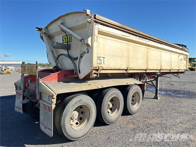 Roadwest 8.4 m Tri/A Side Dump Trailer Bañera