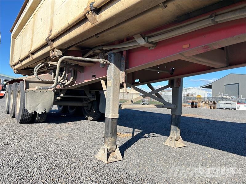Roadwest 8.4 m Tri/A Side Dump Trailer Bañera