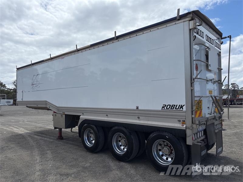 Robuk 10.2 m Tri/A Step Deck End Dump Trailer ダンプトレーラー