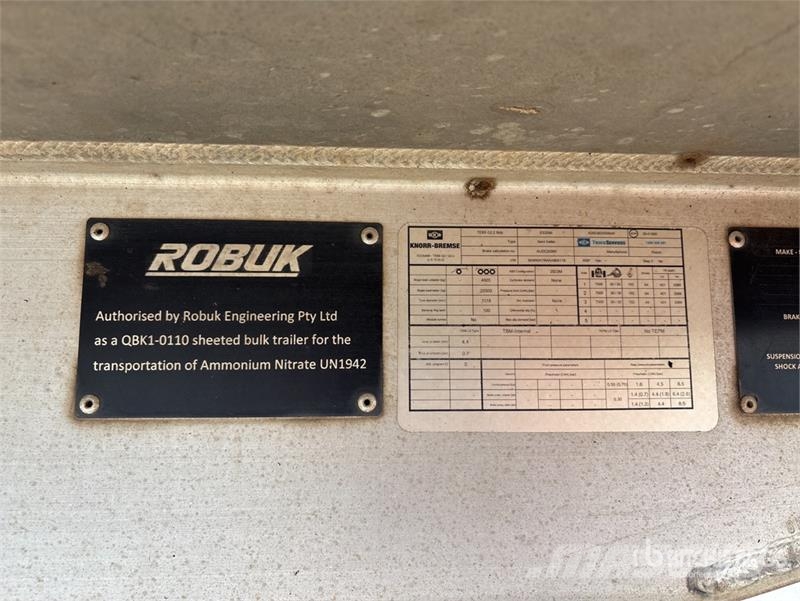  Robuk 10.2 m Tri/A Step Deck End Dump Trailer ダンプトレーラー