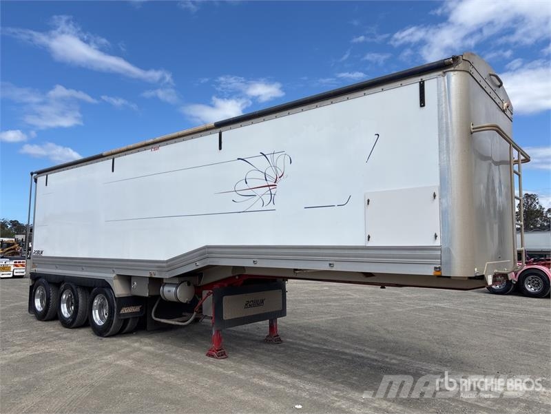  Robuk 10.2 m Tri/A Step Deck End Dump Trailer ダンプトレーラー