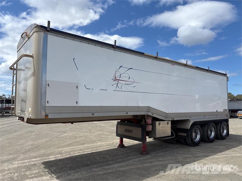  Robuk 10.2 m Tri/A Step Deck End Dump Trailer ダンプトレーラー