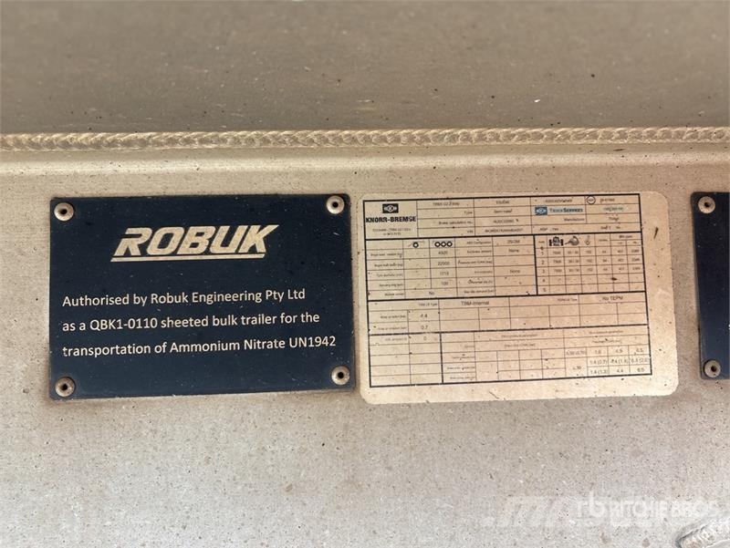  Robuk 10.2 m Tri/A Step Deck End Dump Trailer ダンプトレーラー
