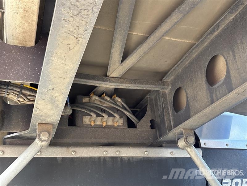 Robuk 9.9 m Tri/A Step Deck End Dump Trailer Kiper prikolice