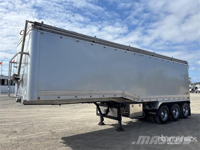 Robuk 9.9 m Tri/A Step Deck End Dump Trailer Kiper prikolice