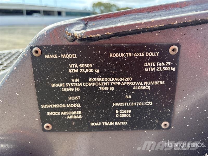 Robuk Tri/A Road Train Dolly Kolica