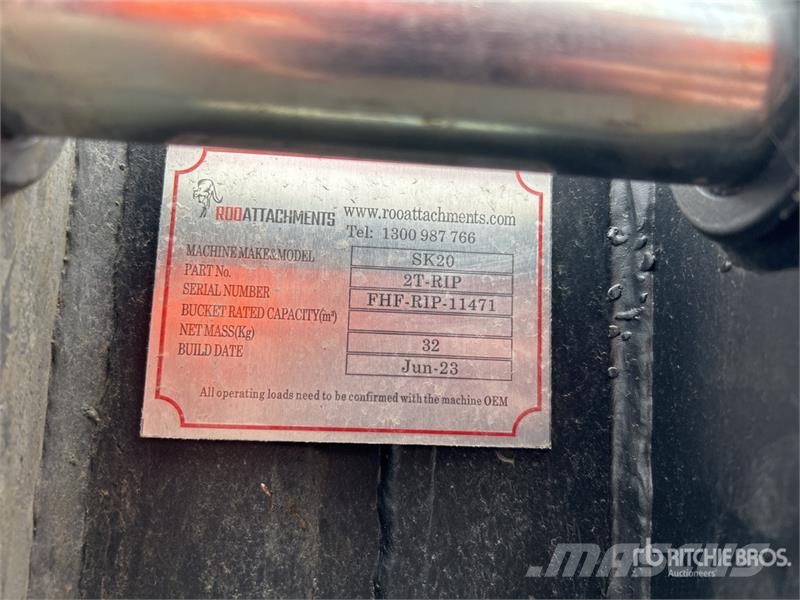 Roo Attachments SK20 Excavator Ripper (Unused) Scarifiers