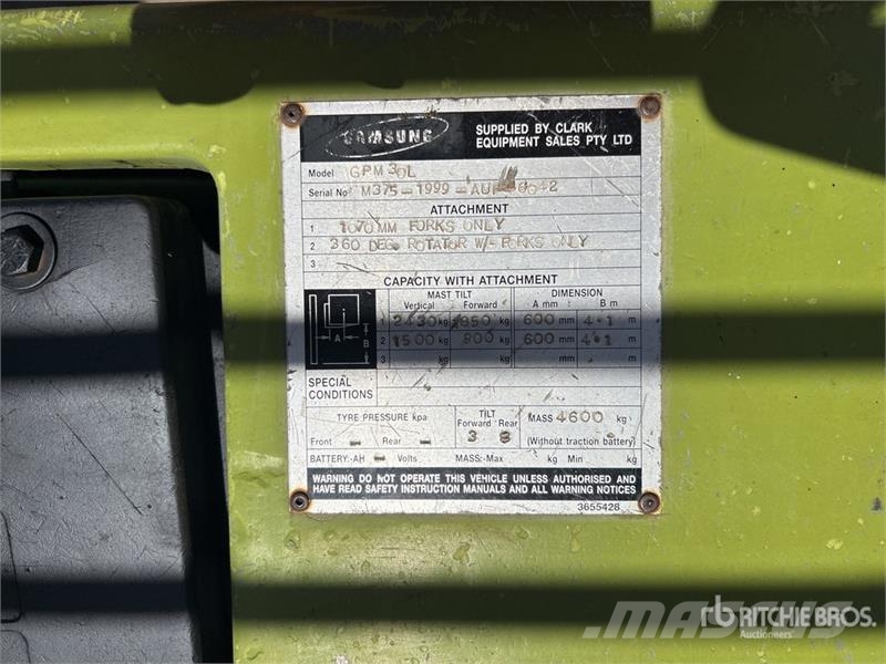 Samsung GPM30L Forklift Інше