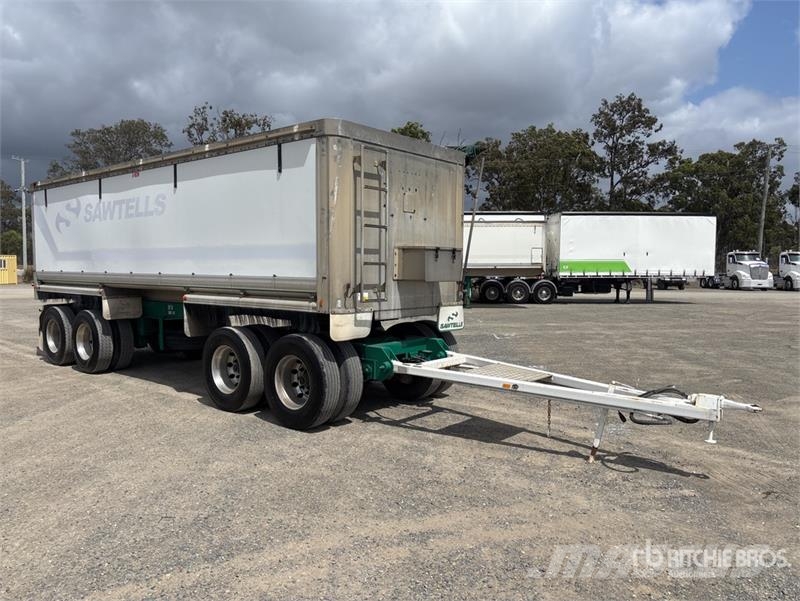 Sawtell & Sons 7.8 m Quad Dog End Dump Trailer Kiper prikolice