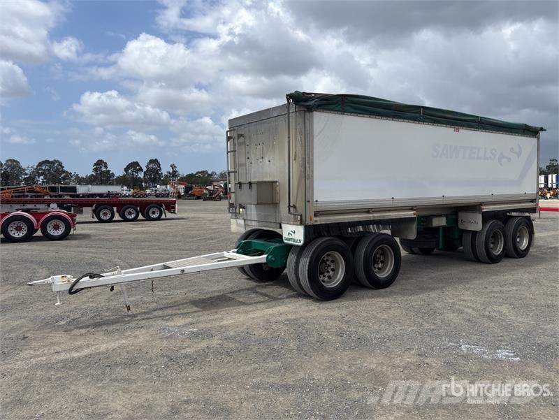 Sawtell & Sons 7.8 m Quad Dog End Dump Trailer Kiper prikolice